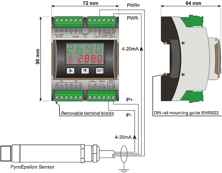 Heizungsregler PTR-045 digital (0-45°C)