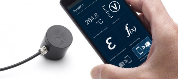 PyroNFC infrared temperature sensor with app connectivity