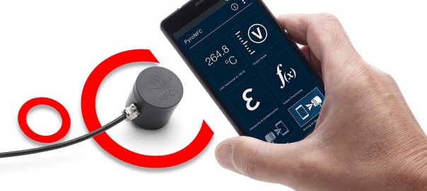 Smallest pyrometer from Calex - the PyroNFC