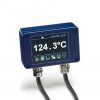 PM030 touch screen display, configuration and data logging unit with alarm relay outputs, compatible with all PyroCube series infrared temperature sensors